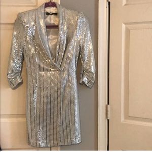 ZARA SEQUINS BLAZER DRESS BRAND NEW